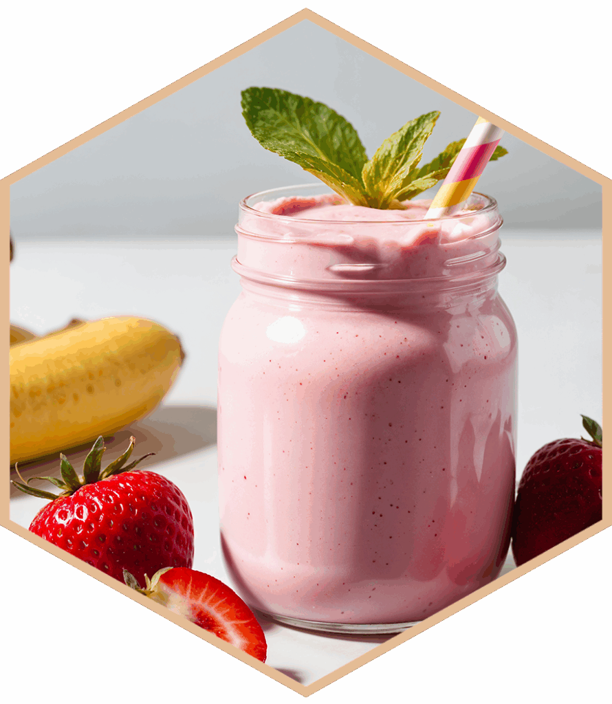 Smoothie fraise-banane